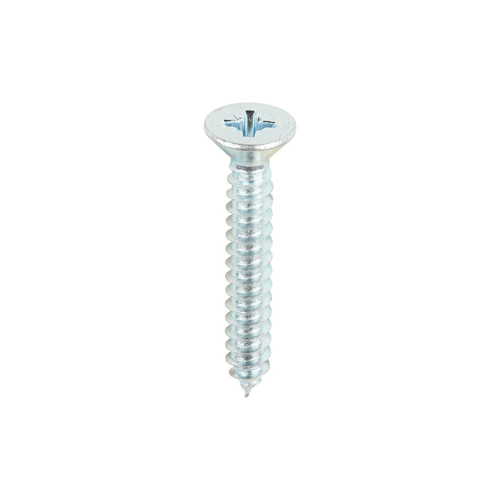 Timco Metal Tapping Screws - Pz - Countersunk - Self-Tapping - Zinc Box 200 10114CCAZS