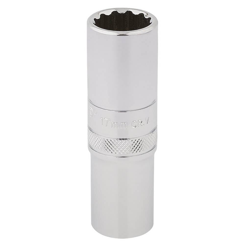 Draper Expert 33735 Hi-Torq® 12 Point Deep Socket 1/2in Sq. Dr. 17Mm each