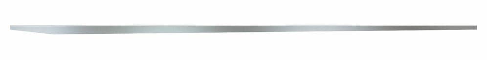Wedi Fundo Riolito Slope Profile Wall Stainless Steel Left Hand 1800mm x 11mm