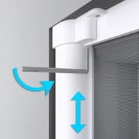 'no Drill' Roller Fly Screen | Single Door