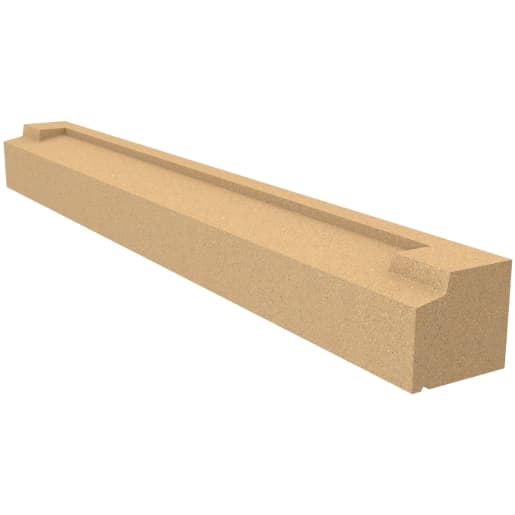 Forticrete Brown Cast Stone Cill Stooled T1-40 Bath, Size: 1340x150x140mm