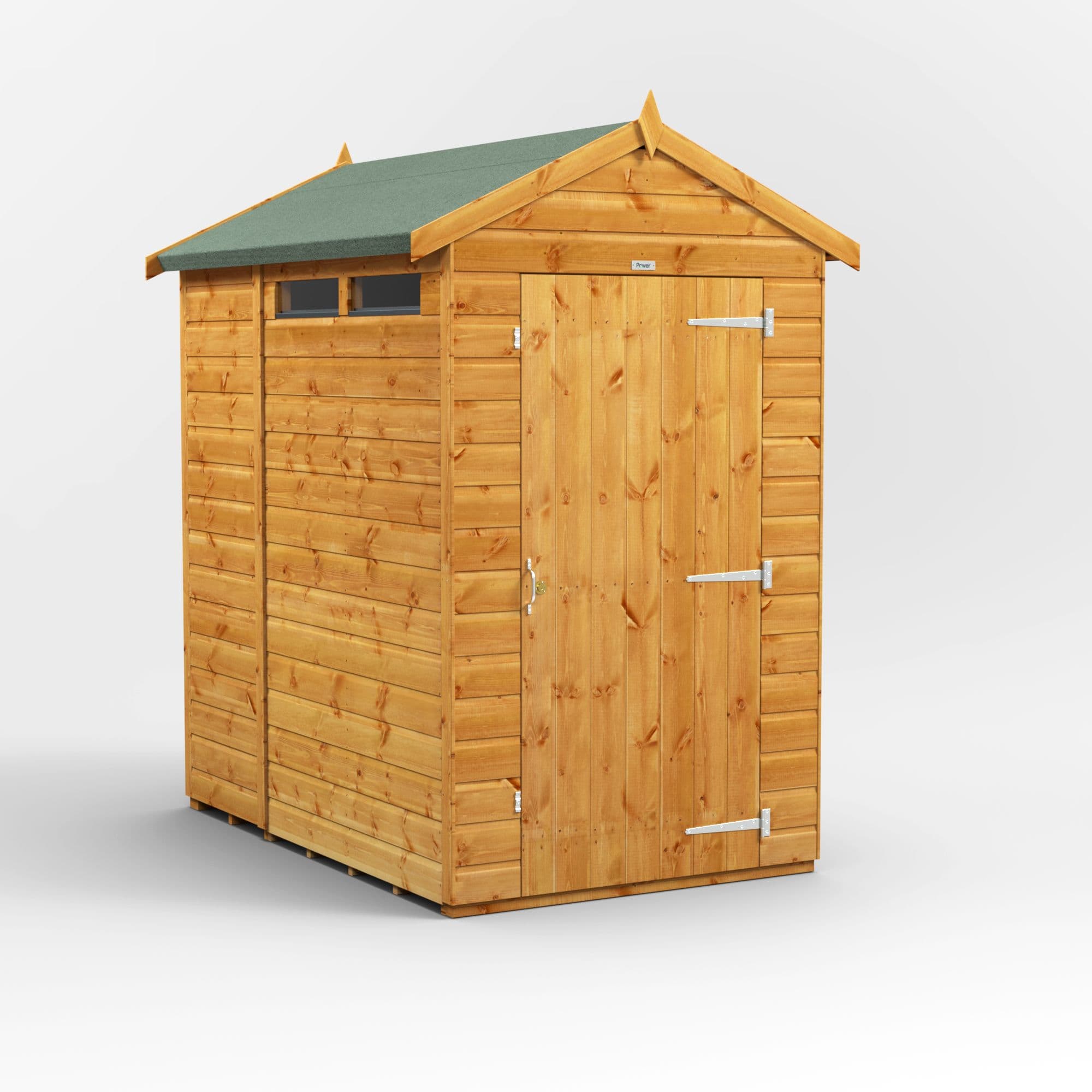 Powersheds 6 x 4 Power Apex Security Shed