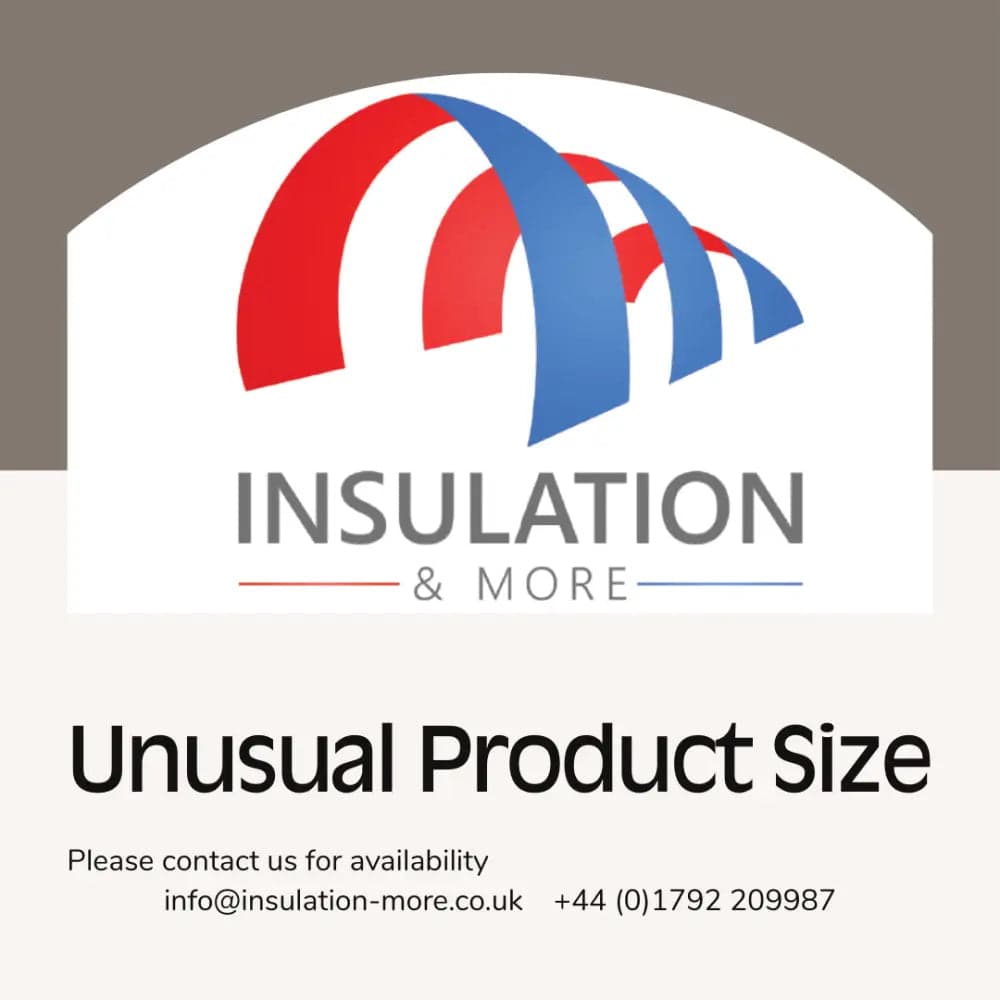 Rockwool Foil Faced Pipe Insulation/Pipe Lagging (1m)