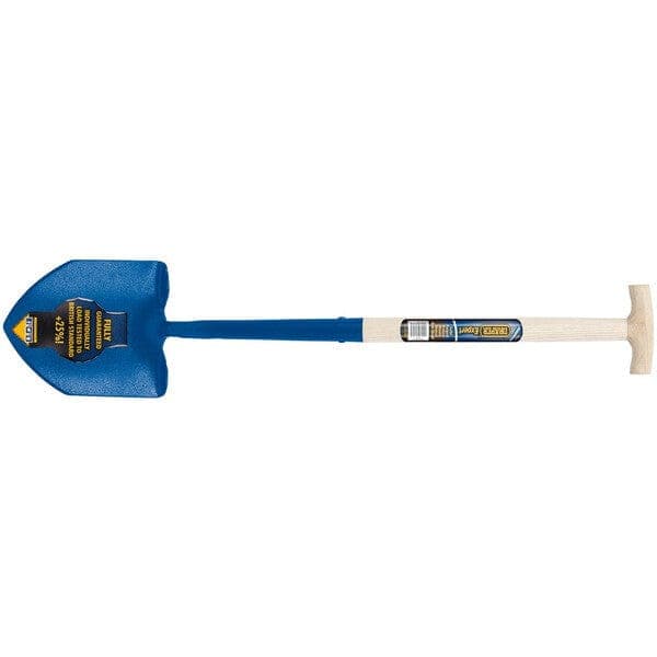 Draper Solid Forged Round Mouth Shovel - T Handle with Ash Shaft