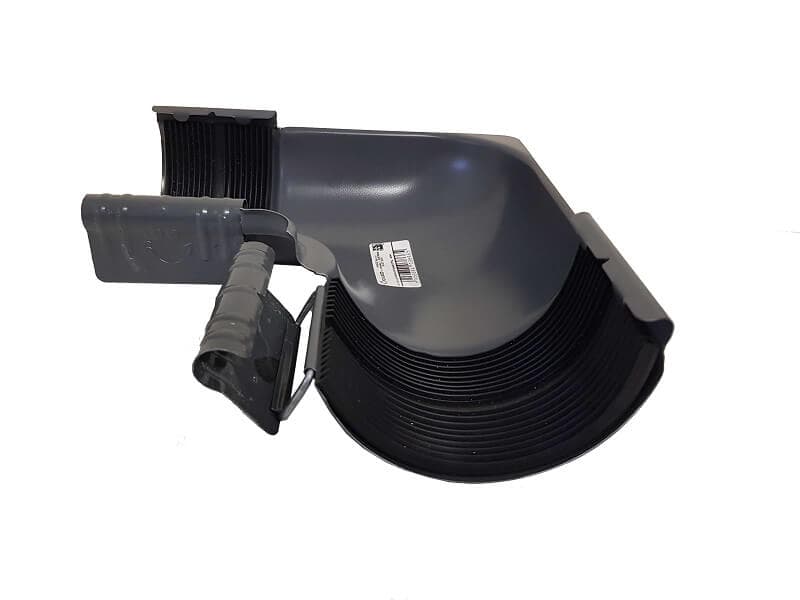 Steel Gutter Internal Angle - 90 Degree x 120mm Graphite Grey