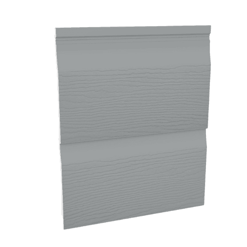 Embossed Double Shiplap Cladding - 333mm x 5mtr Storm Grey - Pack 2