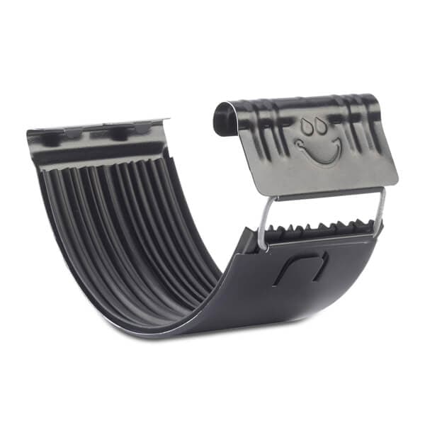 Steel Gutter Union - 135mm Black