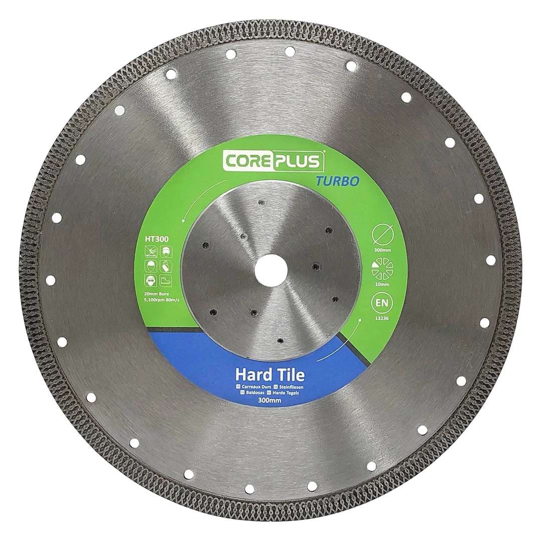 Coreplus CORDBHT300 Hard Tile Diamond Blades 300Mm (Box Of 1)