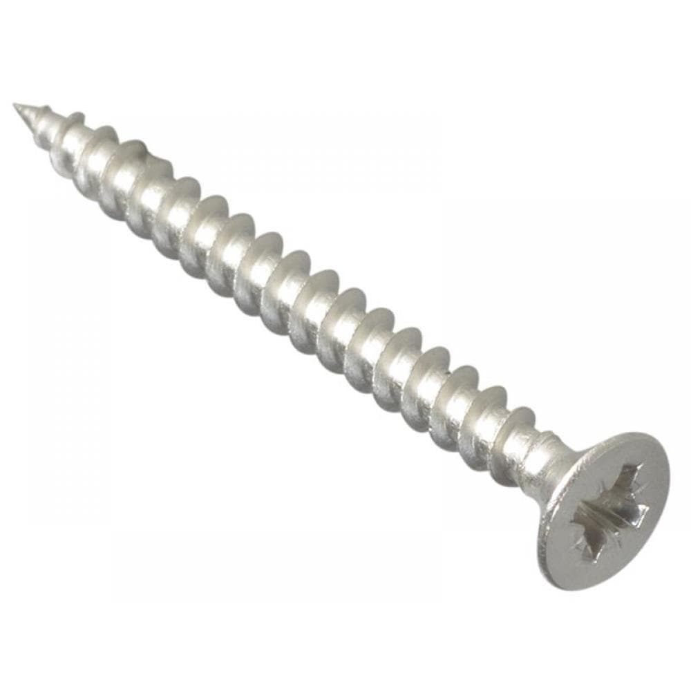 Forgefix POZI440SS Multi-Purpose Pozi Compatible Screw Csk St S/Steel 4.0 X 40Mm Box 200