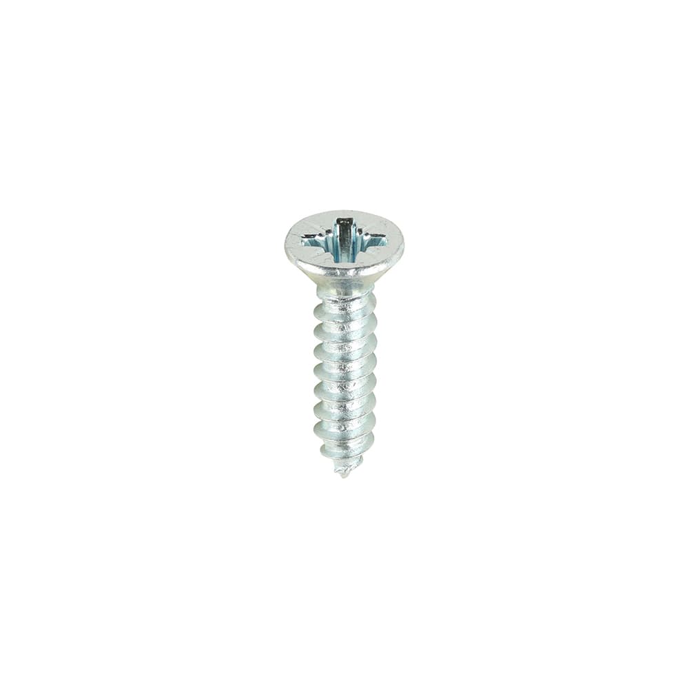 Timco Metal Tapping Screws - Pz - Countersunk - Self-Tapping - Zinc Box 200 00658CCAZS