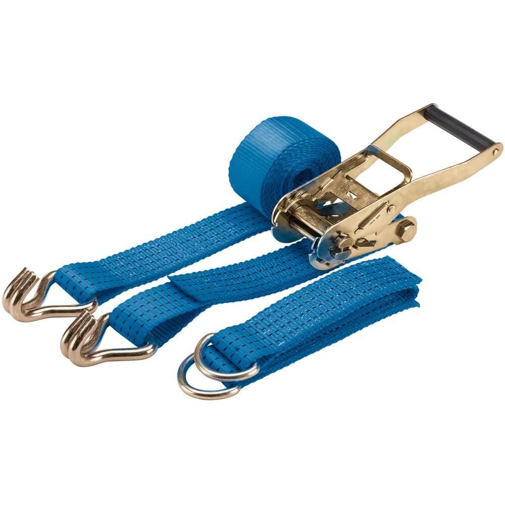 Draper 60970 Ratcheting Vehicle Tie Down Straps 3M X 50Mm 2250Kg each