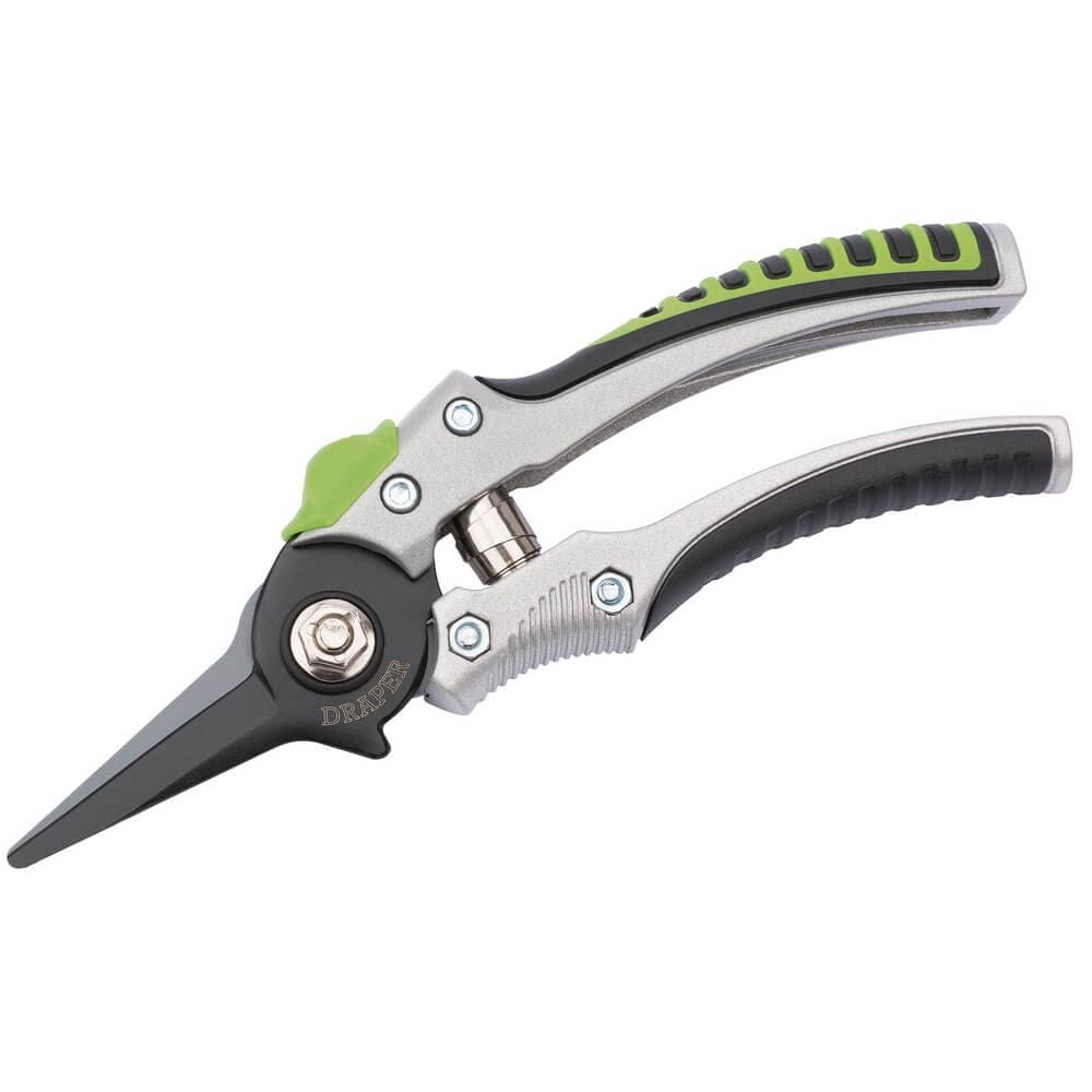 Draper 36550 Non-Slip Pruning Secateurs 180Mm each
