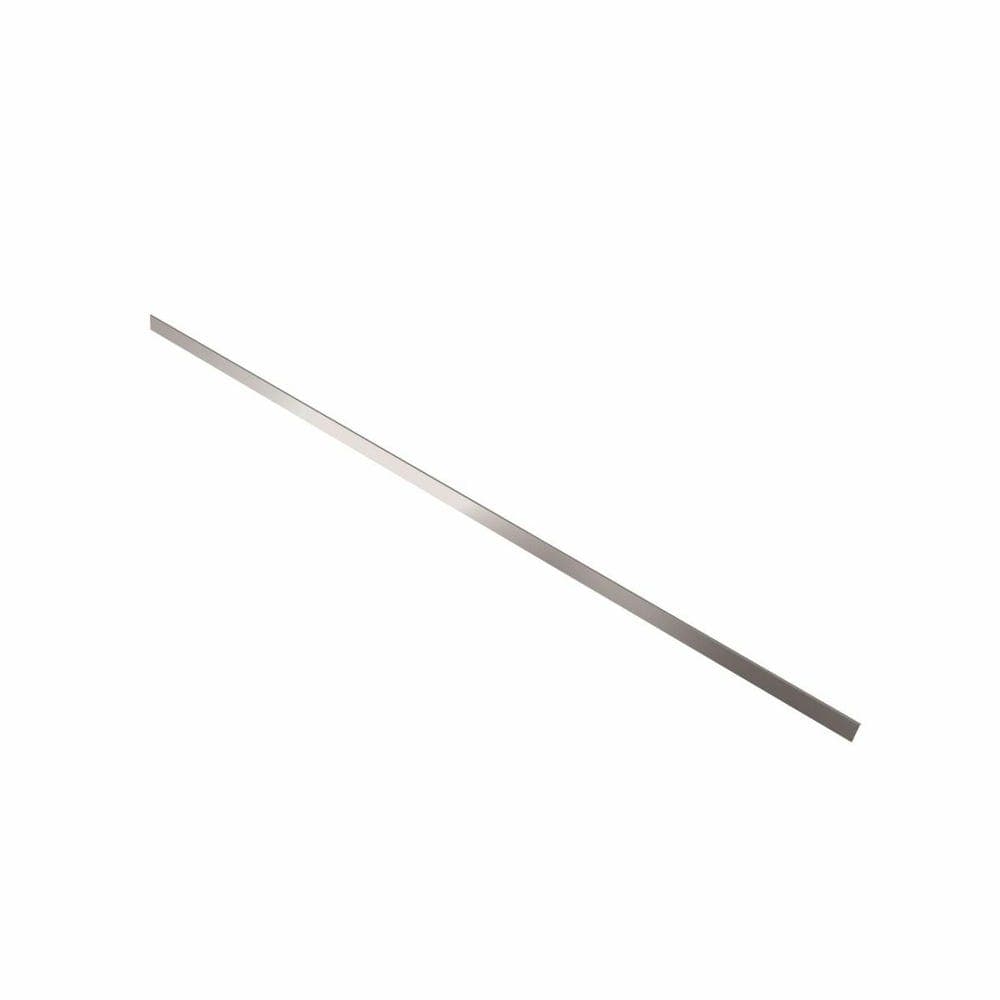 Wedi End Profile Stainless Steel 1000mm x 21mm