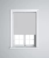 Opaque Light Grey 3m 230v Relay Operated Electric Roller Blinds PVC