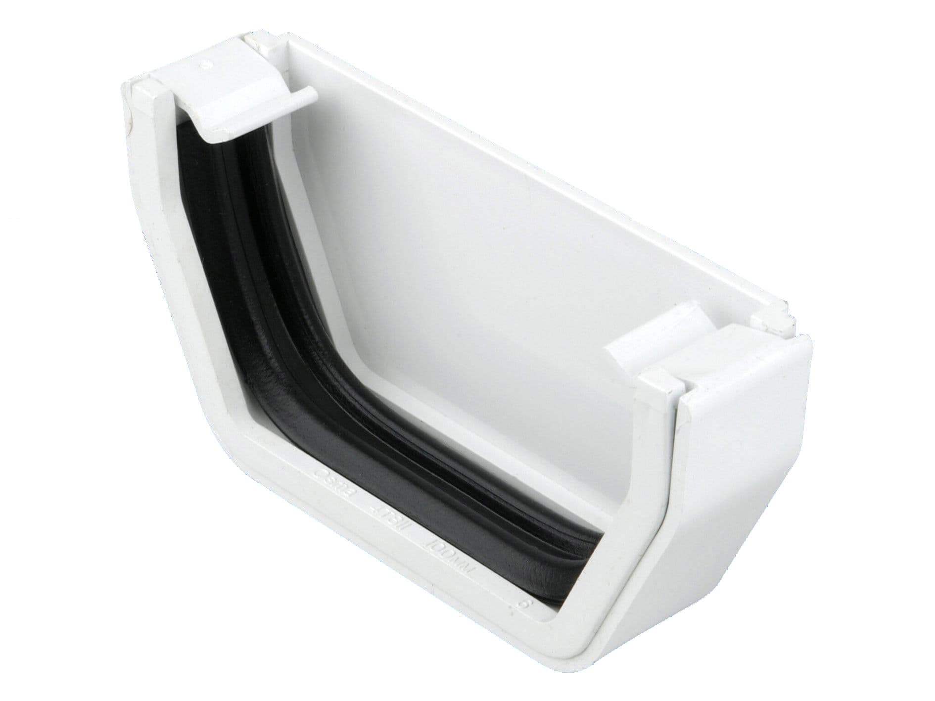 Wavin Osma SquareLine stopend external 100mm white 4T811W