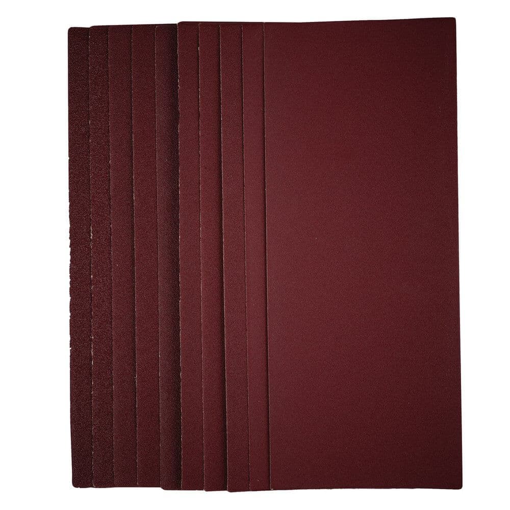 Draper 57373 1/2 Sanding Sheets 115 X 280Mm Assorted Grit (Pack Of 10) each 1