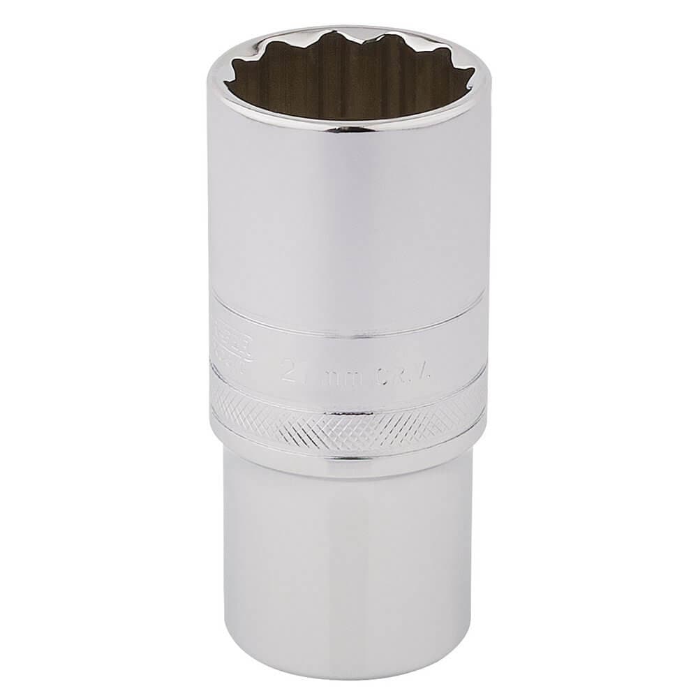 Draper Expert 33841 Hi-Torq® 12 Point Deep Socket 1/2in Sq. Dr. 27Mm each