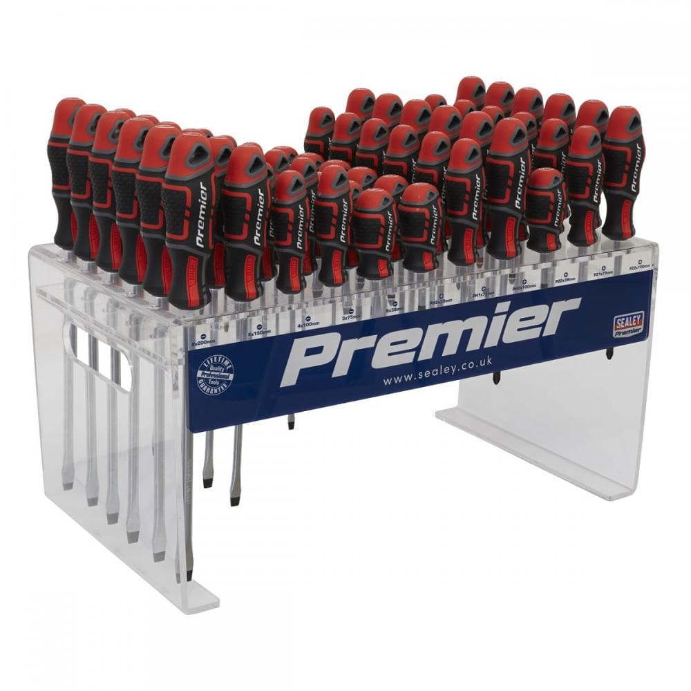 Sealey AK4369DS Individual Screwdrivers Gripmax® 66Pc Countertop Display