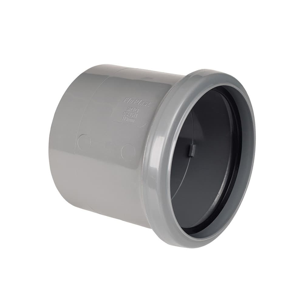Floplast 110Mm Grey Coupling - S&S SP124G