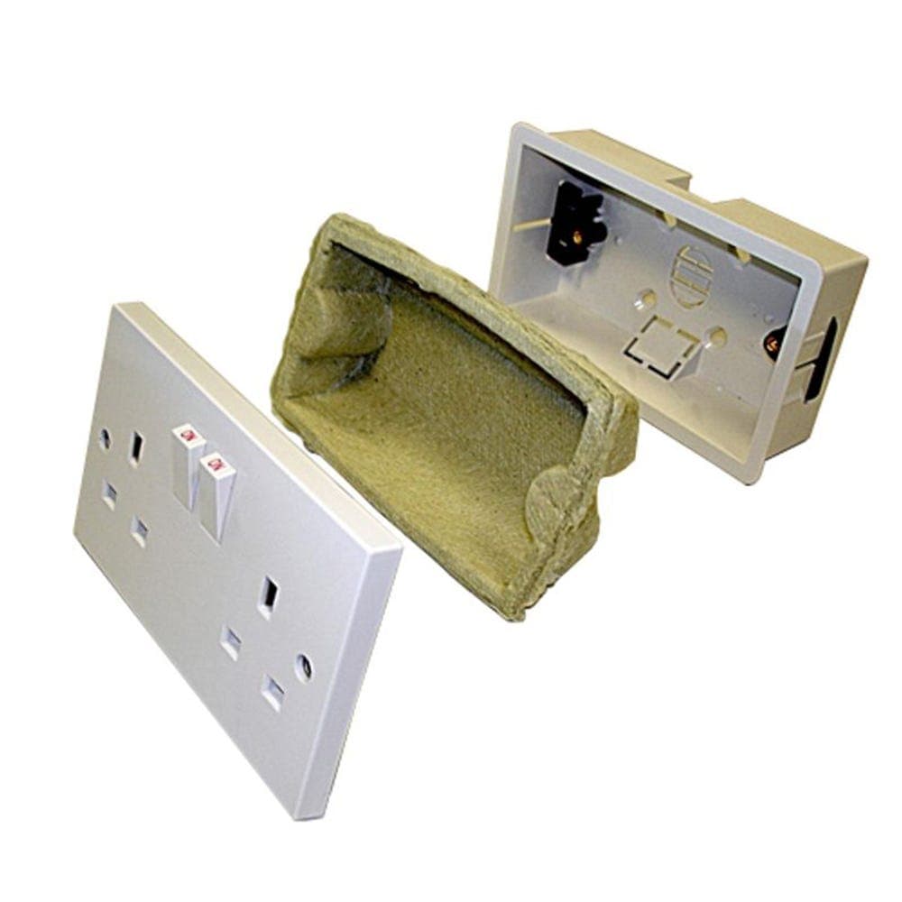 JCW Acoustic & Fire Socket Box Inserts - Double 35mm Deep
