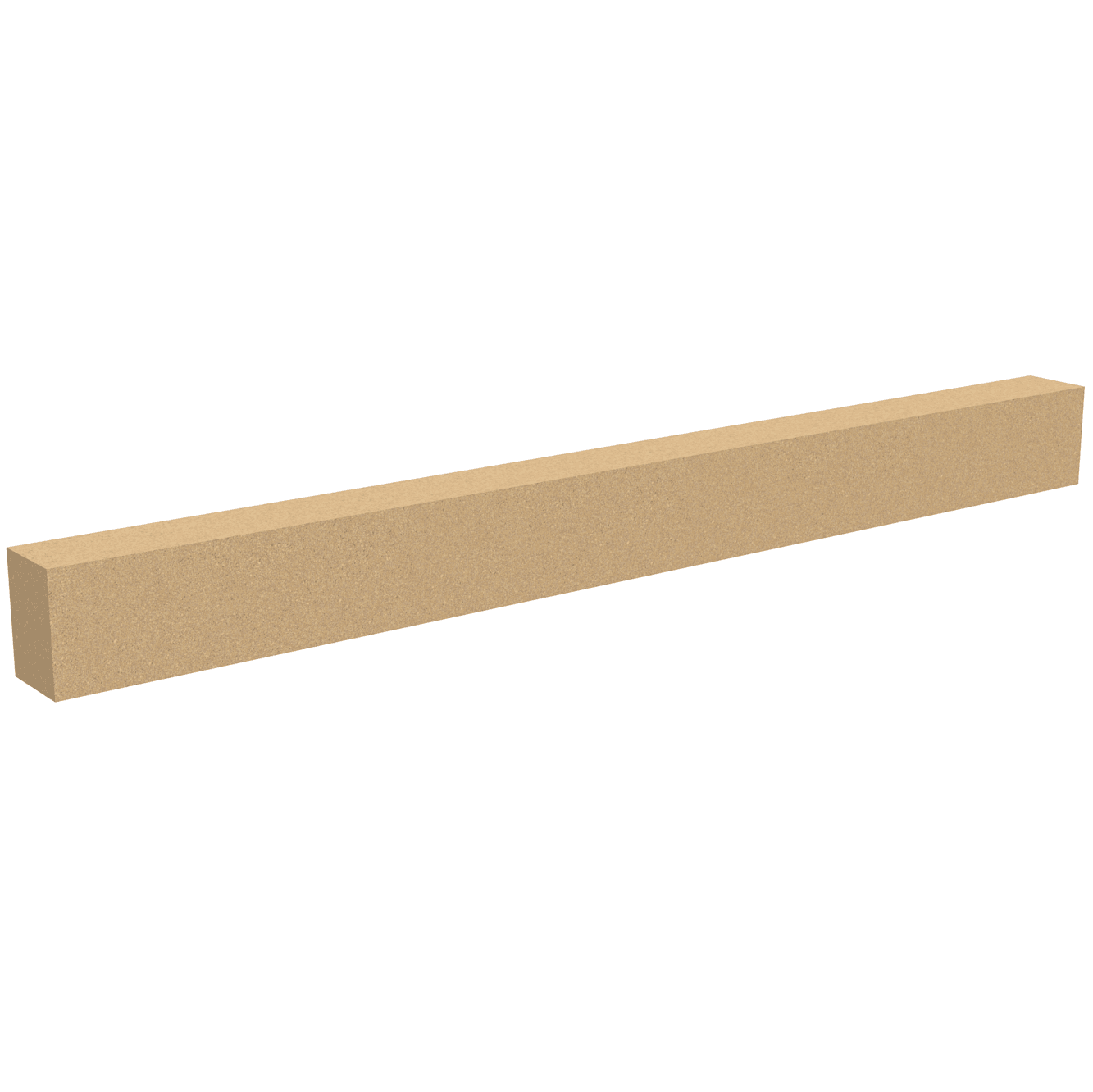 Forticrete Brown Head Decorative DH1 Bath, Size: 1547x100x140mm