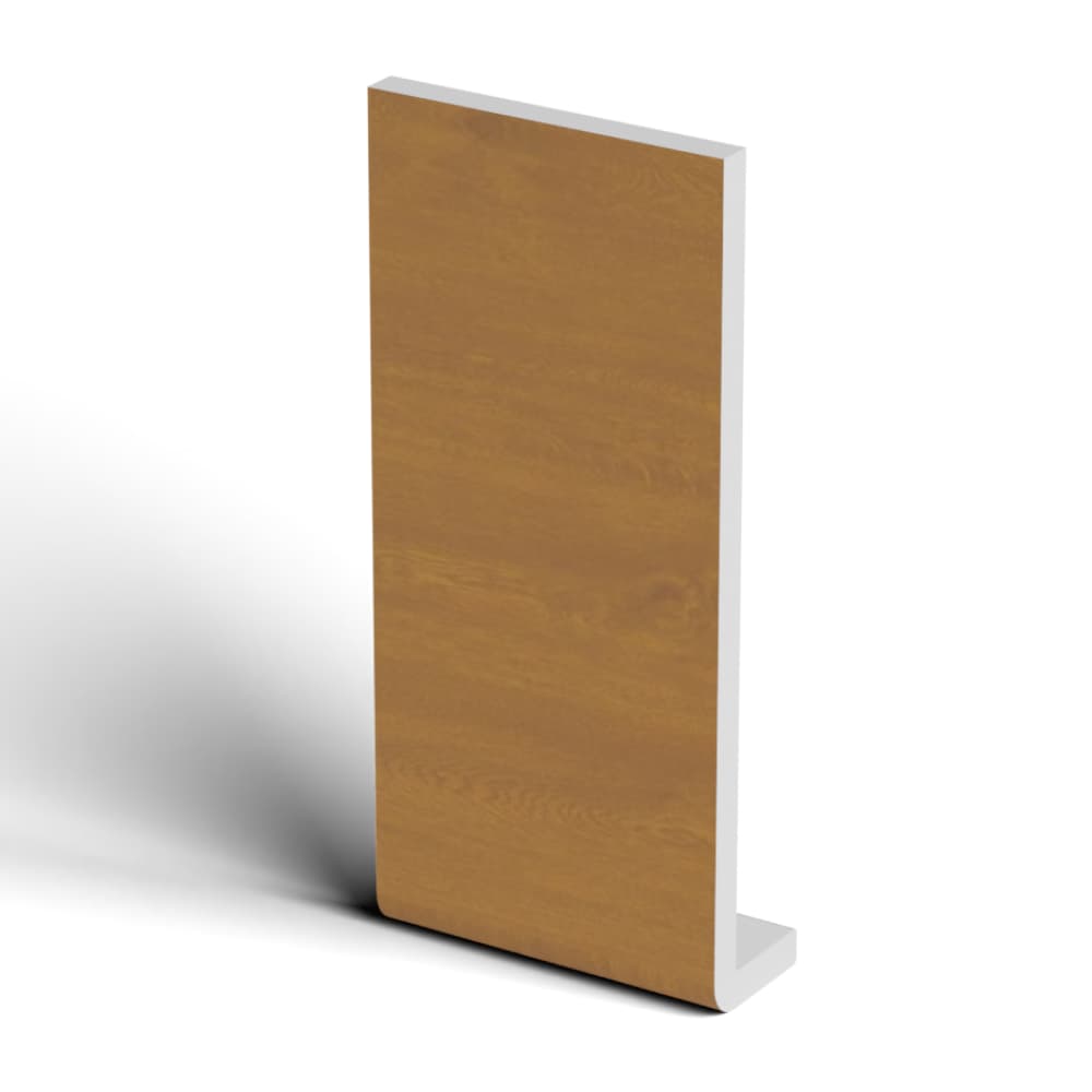 225mm Golden Oak Fascia Capping Board - 10mm x 5mtr - Pack of 2