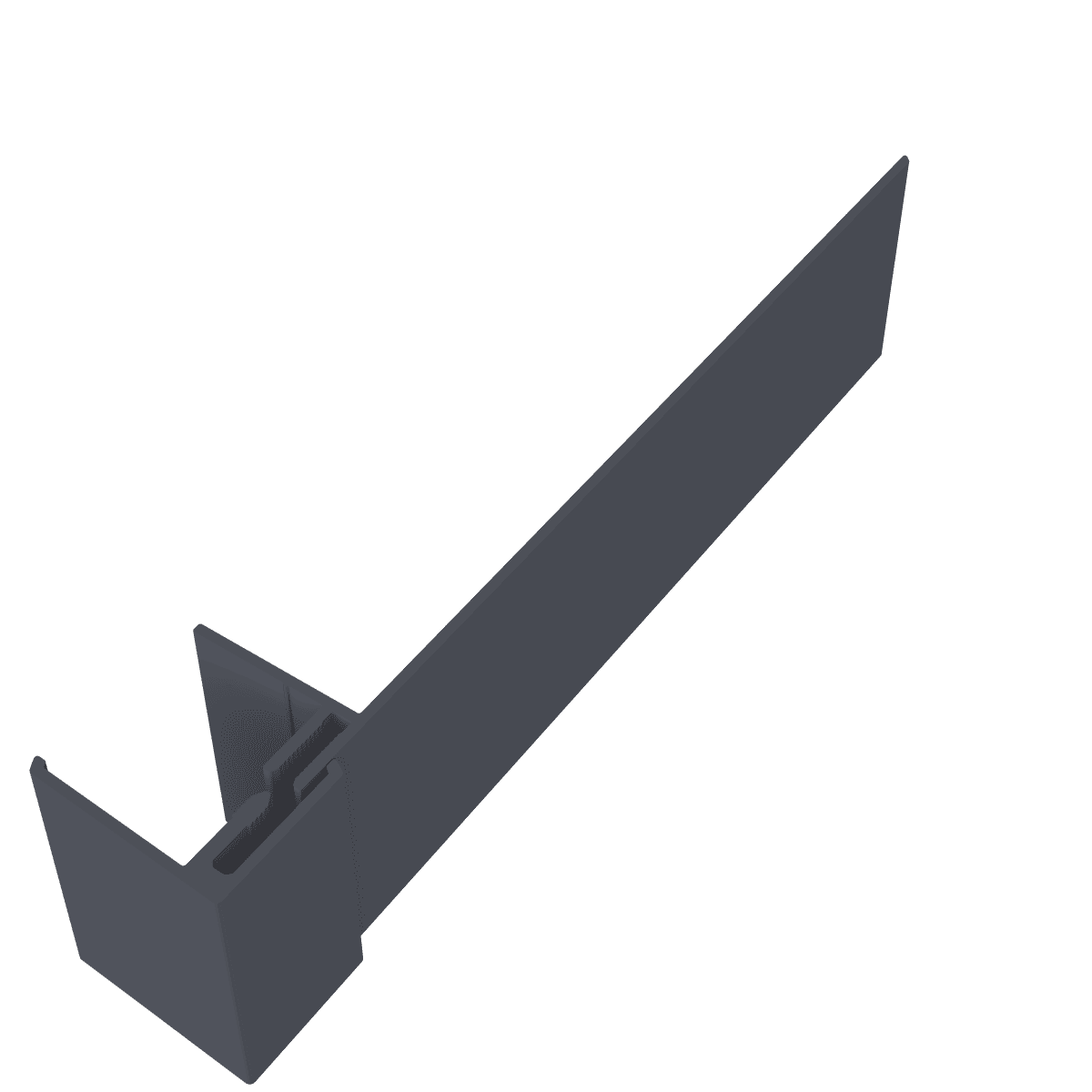 Weatherboard Cladding Reveal Liner Trim - 3mtr Anthracite Grey
