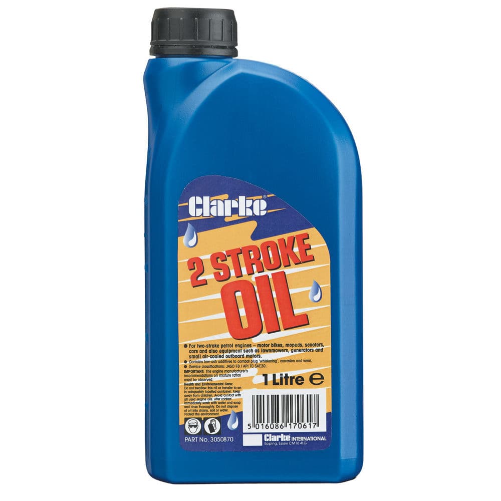 Clarke 3050870 3050870 Two Stroke Oil (Red) 1 Litre