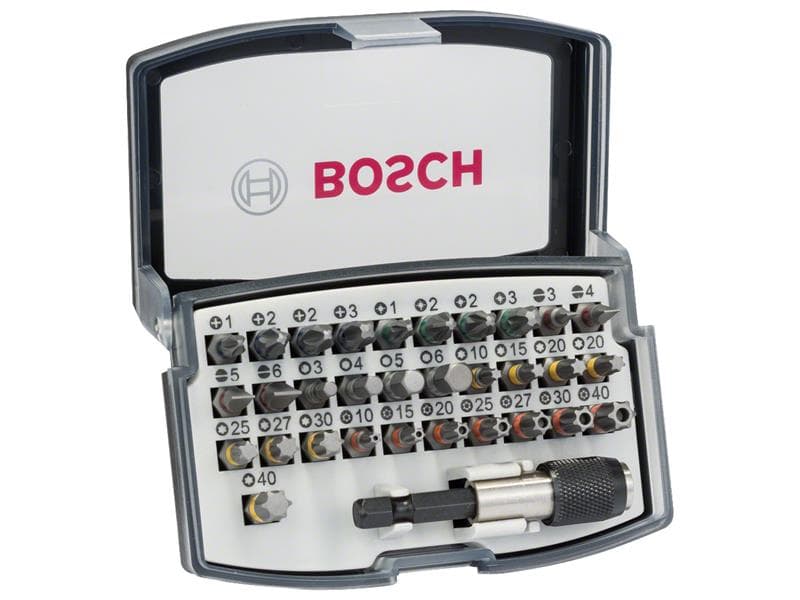 Bosch Powertool Accessories 2607017319 Professional Extra Hard Screwdriver Set 32 Piece