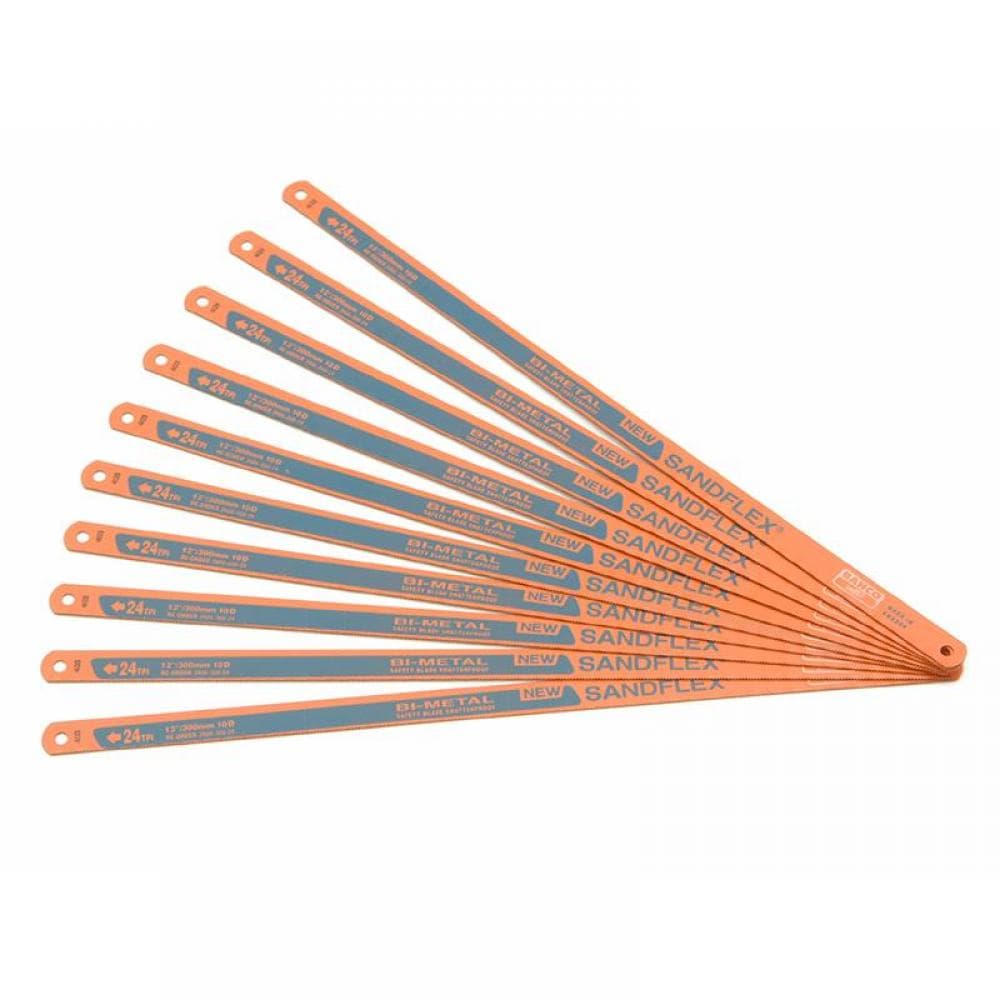 Bahco 3906-300-24-10P 3906 Sandflex® Hacksaw Blades 300Mm (12In) X 24 Tpi (Pack 10)