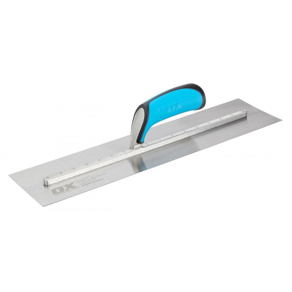 Ox Tools OX-P010918 Ox Pro Carbon Steel Plasterers Trowel - 115 X 457Mm EA