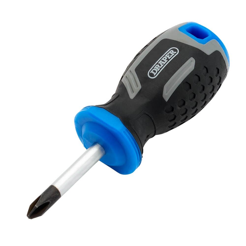 Draper Phillips Soft Grip Screwdriver Ph2 X 38Mm Pk 1 13357