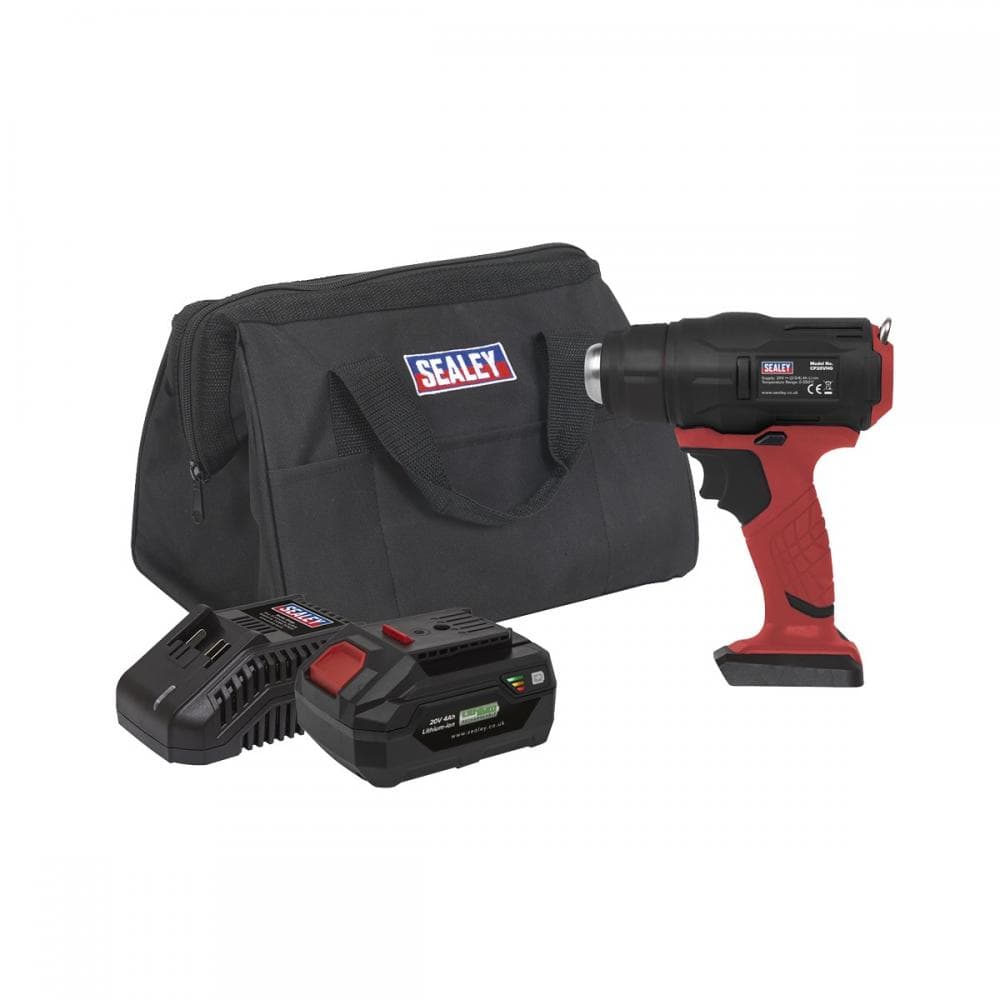 Sealey CP20VHGKIT Cordless Hot Air Gun Kit 20V 2Ah Sv20 Series