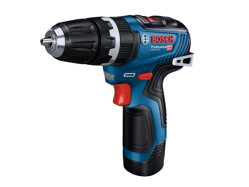 Bosch 06019J9070 Gsb 12V-35 Professional Combi Drill 12V 2 X 3.0Ah Li-Ion