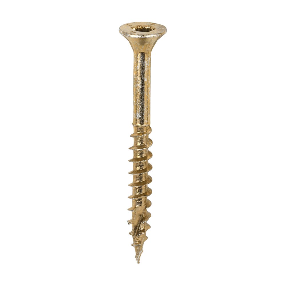 Timco 50050C2C C2 Clamp-Fix Multi-Purpose Premium Screws - Tx - Double Countersunk - Yellow 5.0 X 50 Box 200