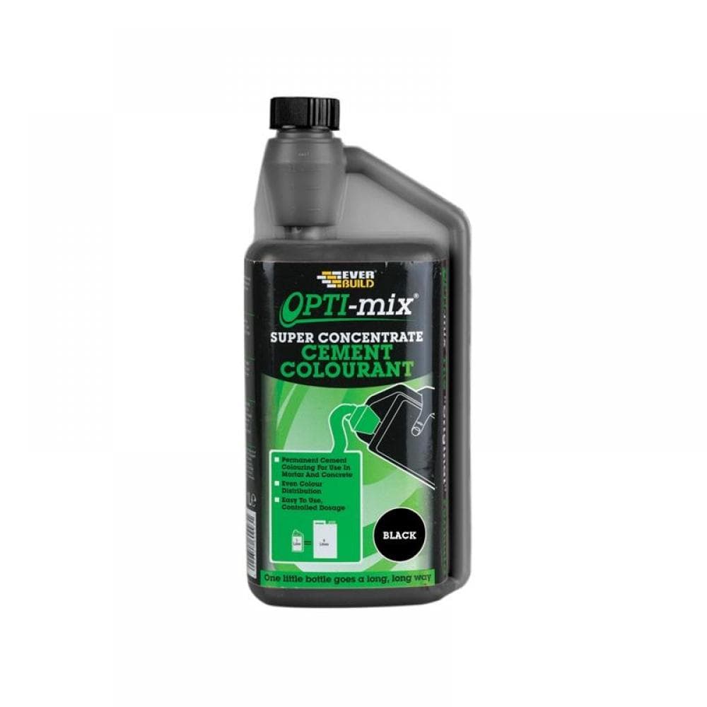 Everbuild Sika 486213 Opti-Mix Cement Colourant Black 1 Litre