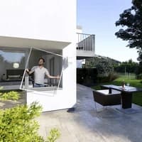 White Framed Window Fly Screen 130x150cm | Window Screen Frame