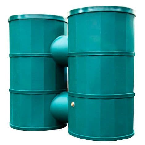 1200L Doublo Polytank Water Tank - Green Original Organics