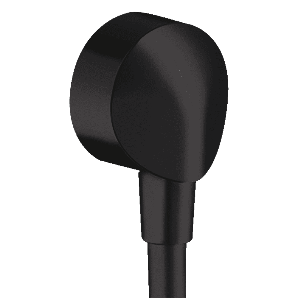 Hansgrohe FixFit Wall outlet E without non-return valve - Matt Black - 27454670