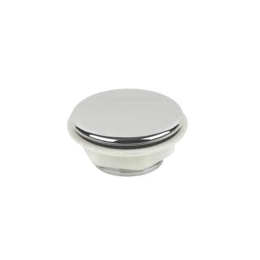 4Trade Plastic Tap Hole Stopper Chrome Plated