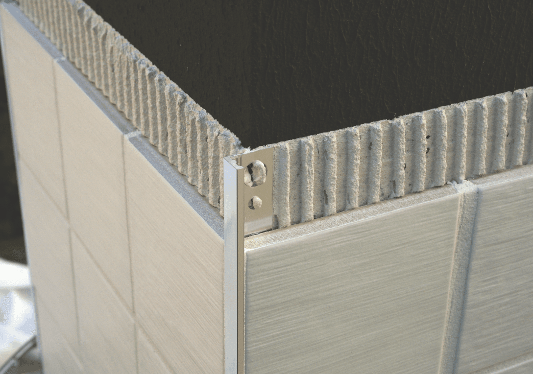 Genesis 10mm Polished Chrome Straight Edge Tile Trim ESA100.91