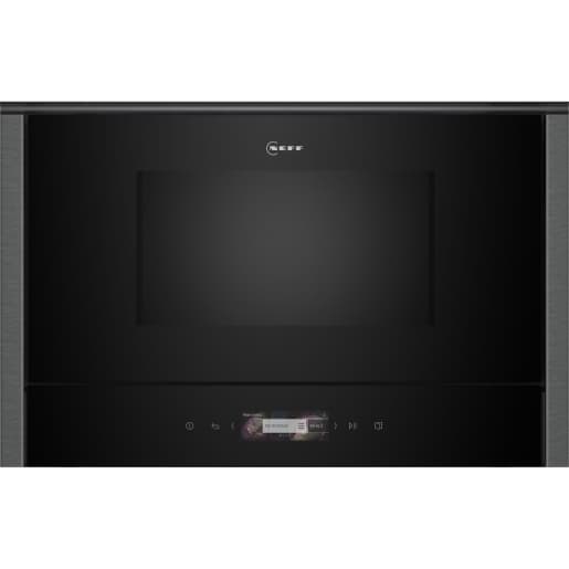 NEFF N70 Built In Microwave Graphite Grey 38cm - NR4WR21G1B