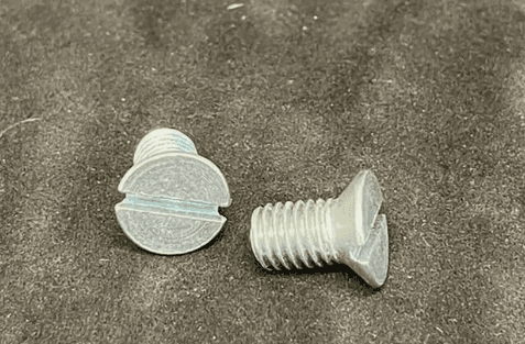 1/4BSF Slot Countersunk Machine Screw Zinc