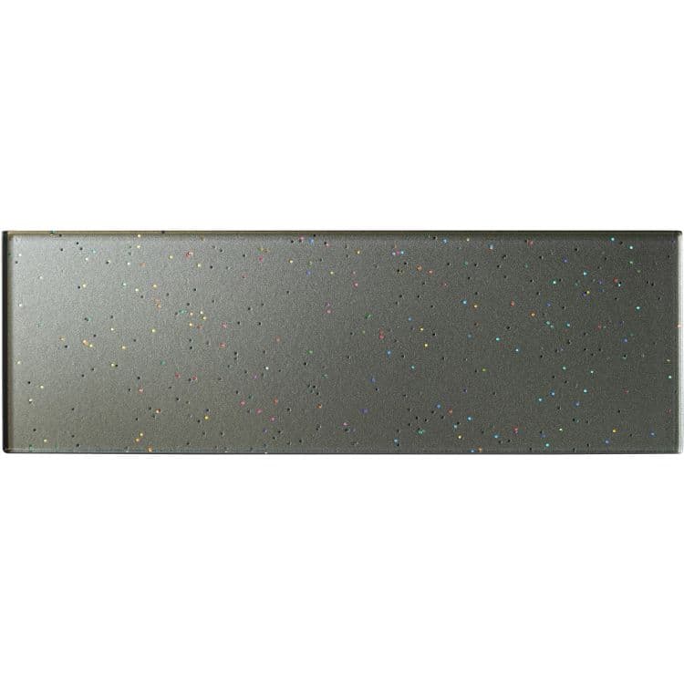 Original Style Glassworks Argent Sparkling Effect Glass Tile 10x30cm