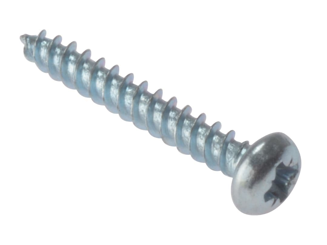ForgeFix General Purpose Pozi Compatible Screw Round Head TT ZP 3/4in x 8 Box 200 RH348ZP