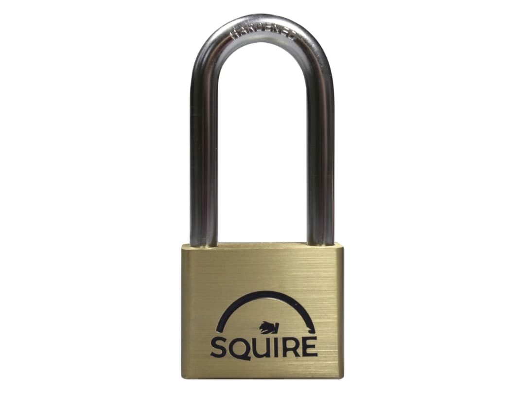 Squire LN5/2.5 Lion Brass Padlock 5-Pin 50mm - 65mm Long Shackle LN5/2.5