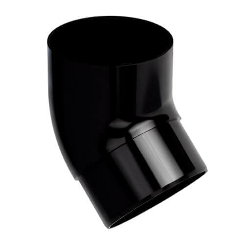 Galeco Industrial Downpipe Bend - 45 Degree x 100mm Black