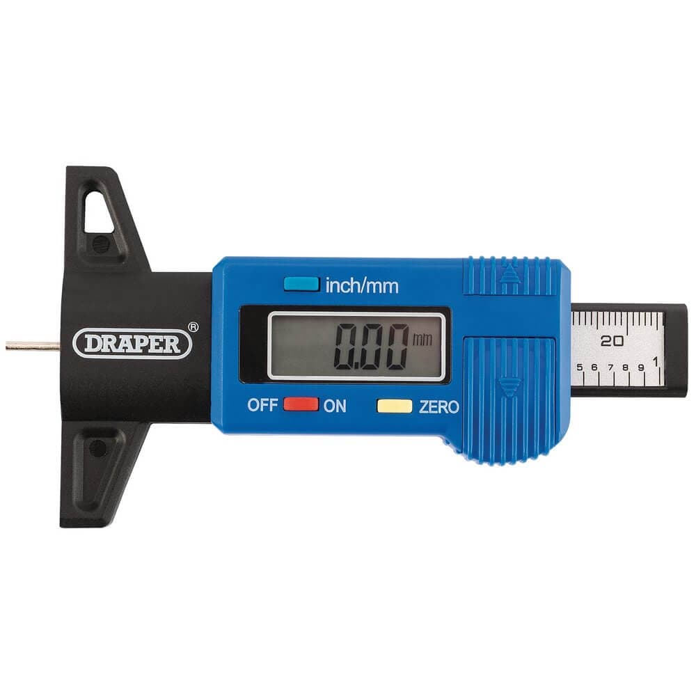 Draper 92224 Digital Tyre Tread Depth Gauge each