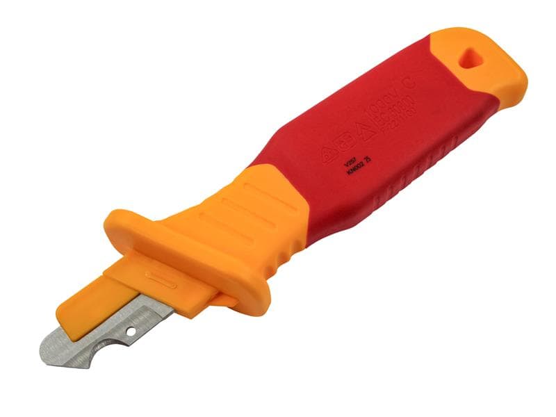 Faithfull FAITKVDEH Vde Stripping Knife With Hook Blade 190Mm