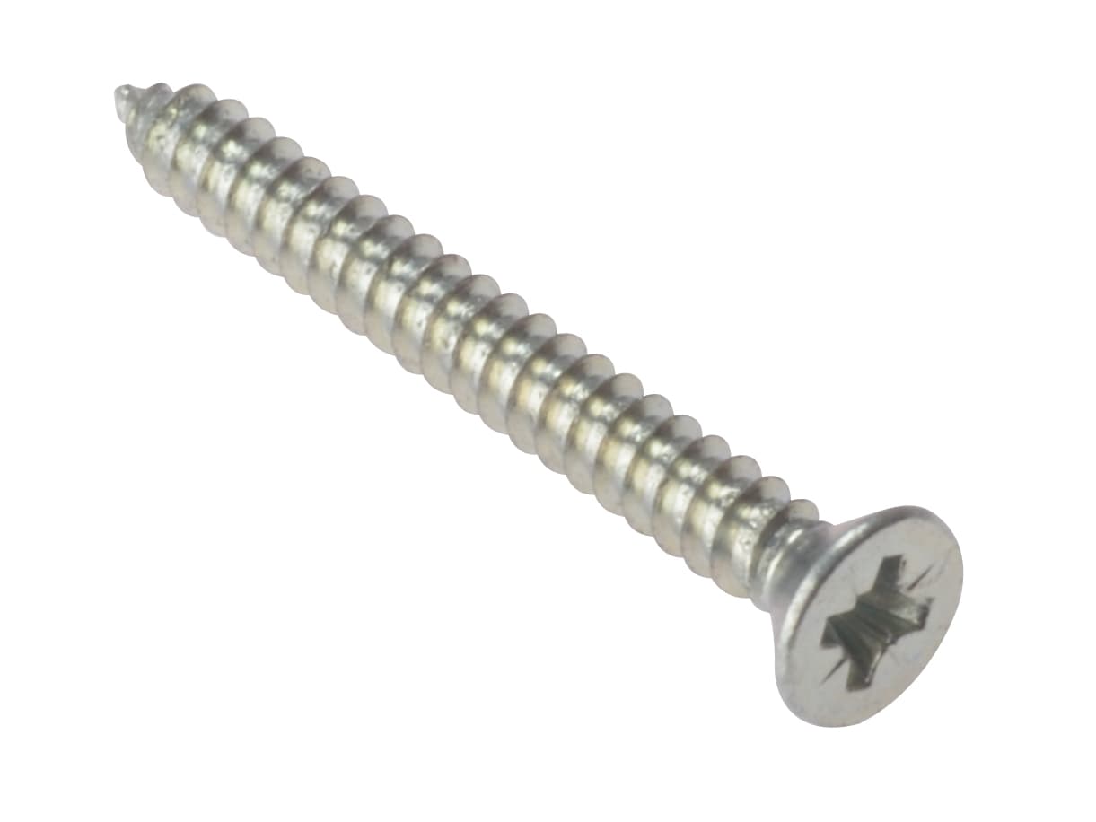 Fixings & Fasteners Self Tapping Screws | 4 X 3/8in | Zinc Plated | Box 200 STCSK384ZP